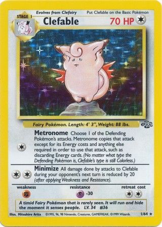 Clefable (1/64) [Jungle Unlimited] Pokémon
