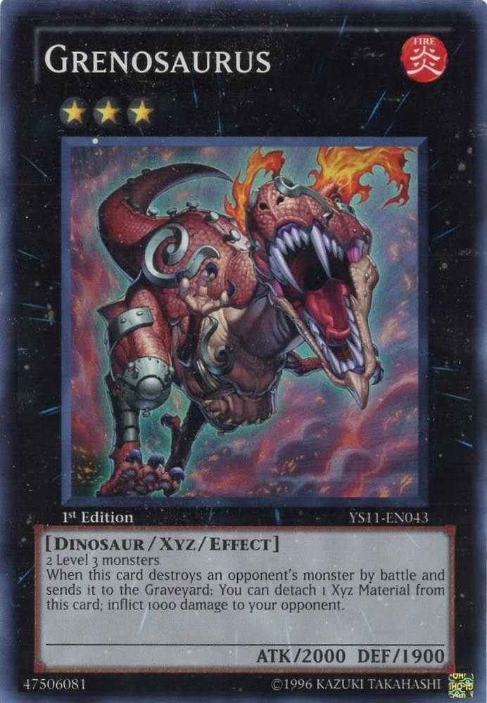 Grenosaurus [YS11-EN043] Super Rare Yu-Gi-Oh!