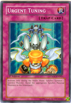 Urgent Tuning [CSOC-EN065] Super Rare Yu-Gi-Oh!