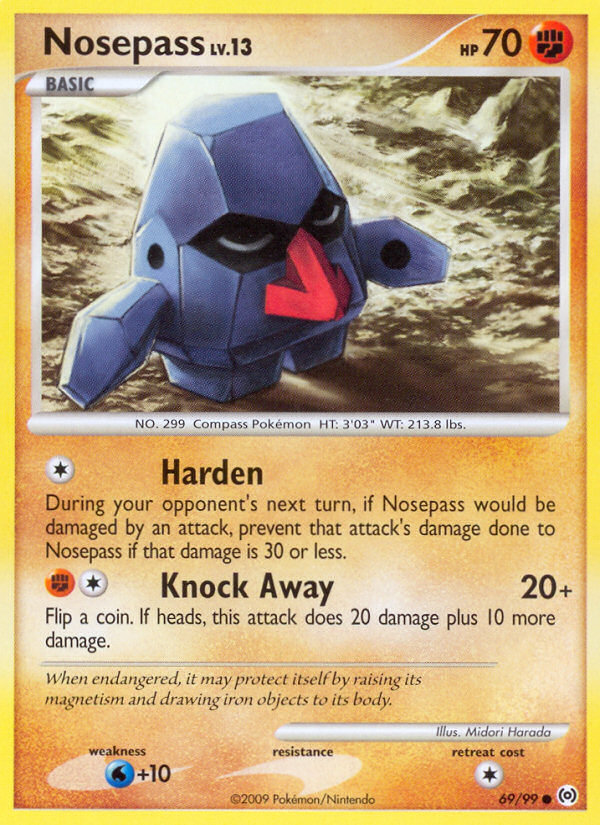 Nosepass (69/99) [Platinum: Arceus] Pokémon