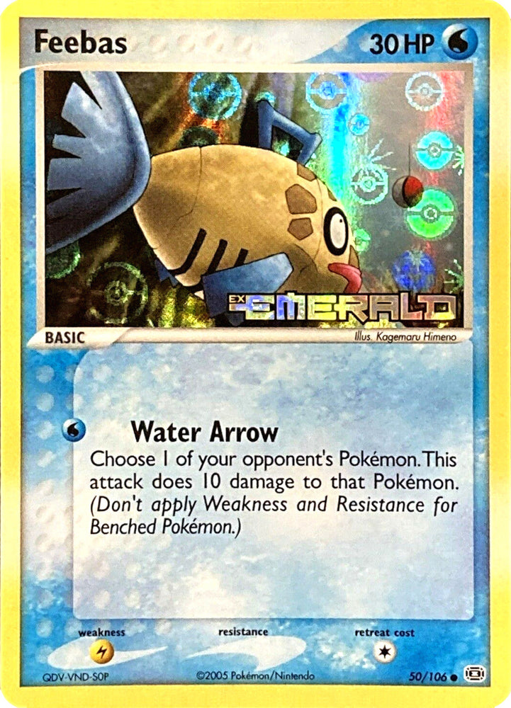 Feebas (50/106) (Stamped) [EX: Emerald] Pokémon
