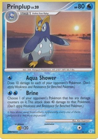 Prinplup (6/12) [Diamond & Pearl: Trainer Kit - Manaphy] Pokémon