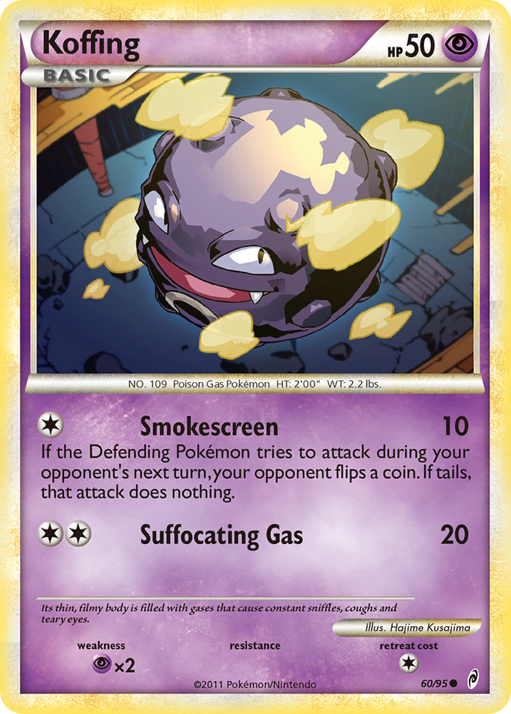 Koffing (60/95) [HeartGold & SoulSilver: Call of Legends] Pokémon