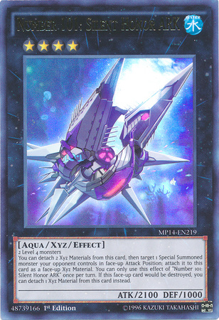 Number 101: Silent Honor ARK [MP14-EN219] Ultra Rare Yu-Gi-Oh!