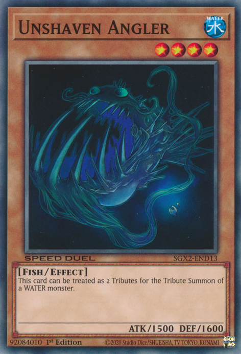 Unshaven Angler [SGX2-END13] Common Yu-Gi-Oh!