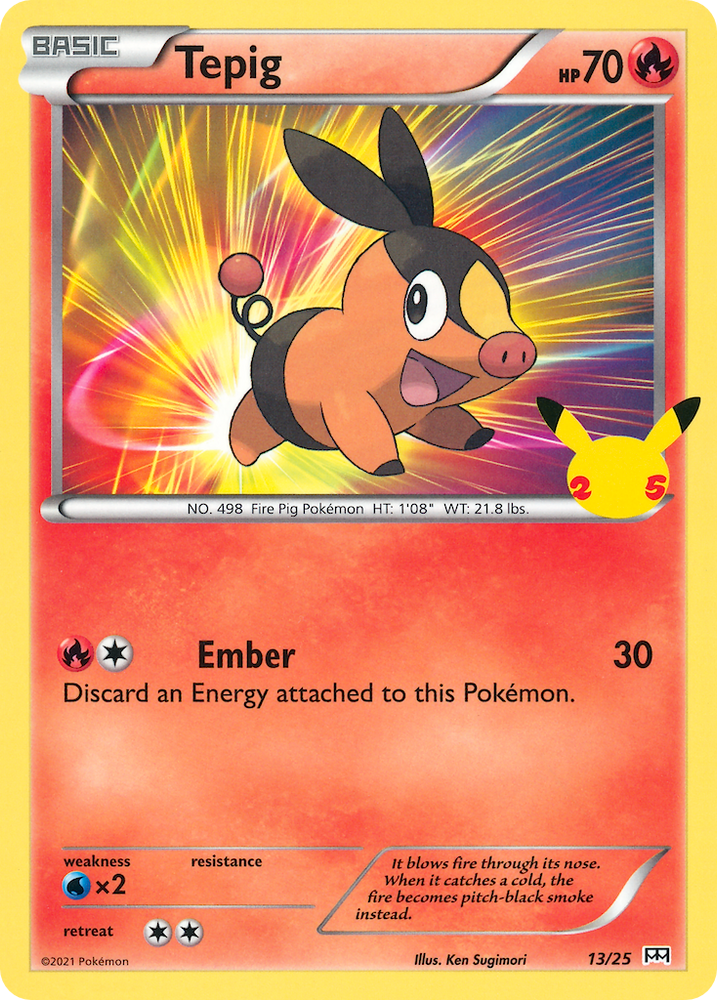 Tepig (13/25) [McDonald's 25th Anniversary] Pokémon