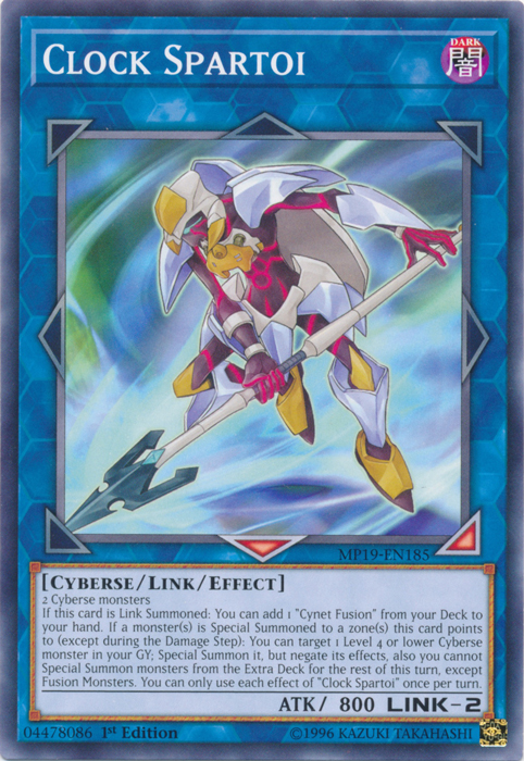 Clock Spartoi [MP19-EN185] Common Yu-Gi-Oh!