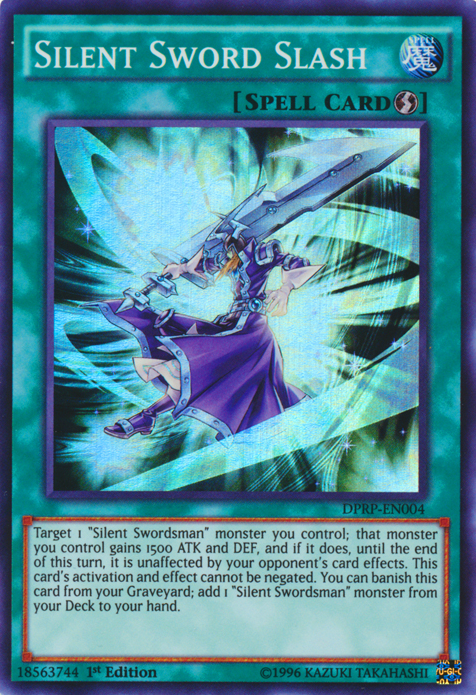 Silent Sword Slash [DPRP-EN004] Super Rare Yu-Gi-Oh!
