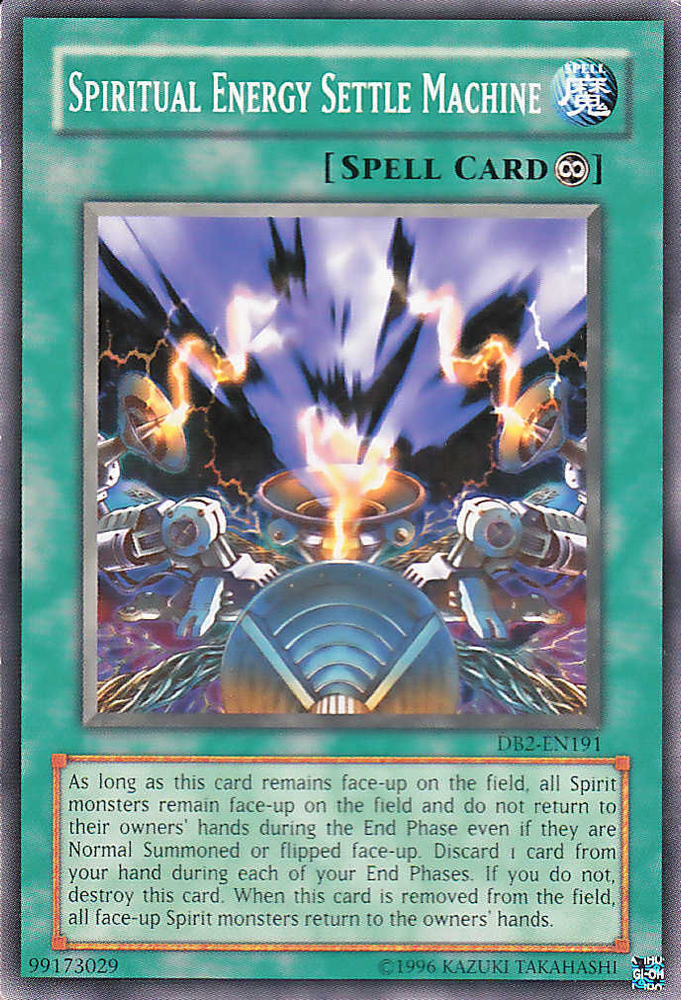 Spiritual Energy Settle Machine [DB2-EN191] Common Yu-Gi-Oh!