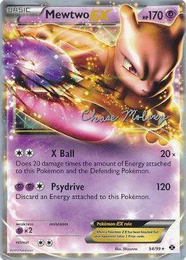 Mewtwo EX (54/99) (Eeltwo - Chase Moloney) [World Championships 2012] Pokémon