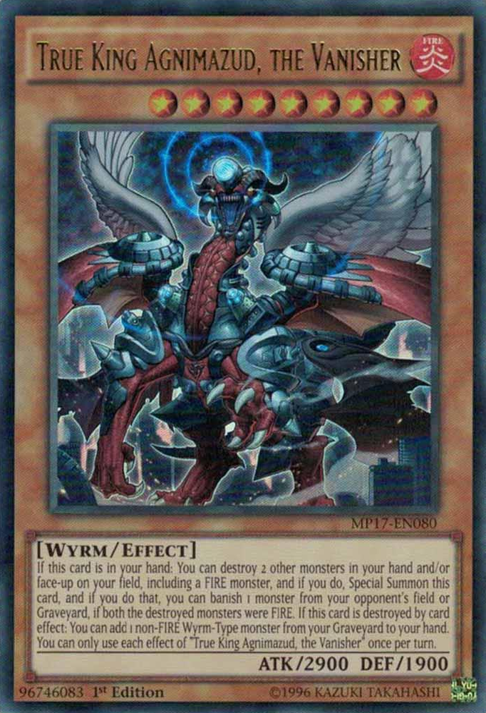 True King Agnimazud, the Vanisher [MP17-EN080] Ultra Rare Yu-Gi-Oh!