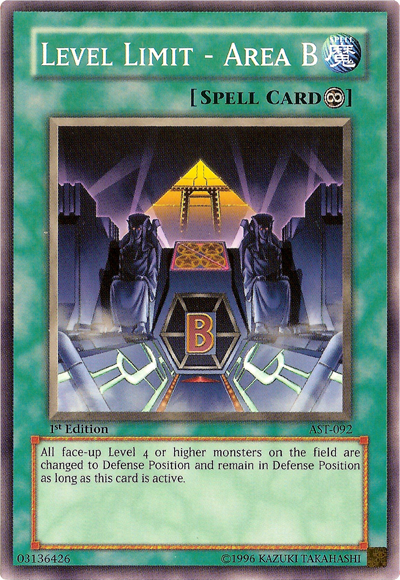 Level Limit - Area B [AST-092] Common Yu-Gi-Oh!