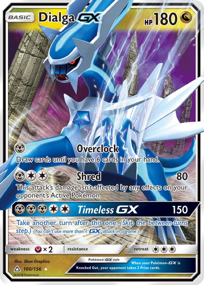 Dialga GX (100/156) [Sun & Moon: Ultra Prism] Pokémon