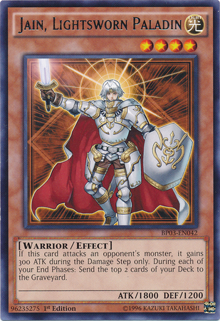 Jain, Lightsworn Paladin [BP03-EN042] Rare Yu-Gi-Oh!