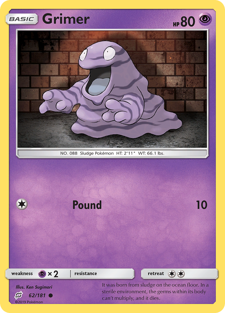 Grimer (62/181) [Sun & Moon: Team Up] Pokémon