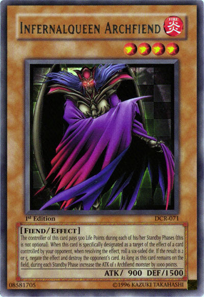 Infernalqueen Archfiend [DCR-071] Rare Yu-Gi-Oh!