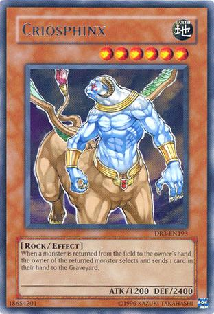 Criosphinx [DR3-EN193] Rare Yu-Gi-Oh!