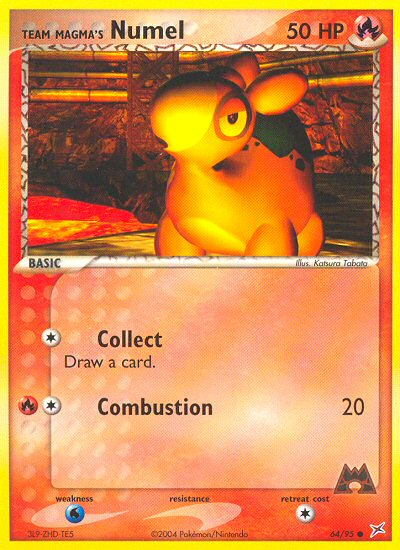 Team Magma's Numel (64/95) [EX: Team Magma vs Team Aqua] Pokémon