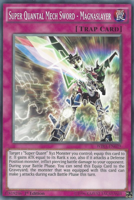 Super Quantal Mech Sword - Magnaslayer [WIRA-EN039] Common Yu-Gi-Oh!