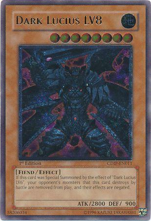 Dark Lucius LV8 [CDIP-EN011] Ultimate Rare Yu-Gi-Oh!