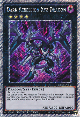 Dark Rebellion Xyz Dragon [CT12-EN002] Secret Rare Yu-Gi-Oh!