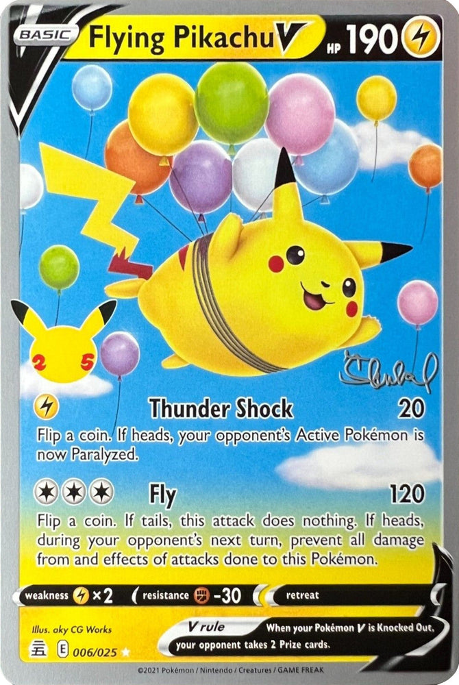 Flying Pikachu V (006/025) (ADP - Ondrej Skubal) [World Championships 2022] Pokémon