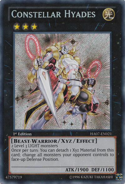 Constellar Hyades [HA07-EN021] Secret Rare Yu-Gi-Oh!