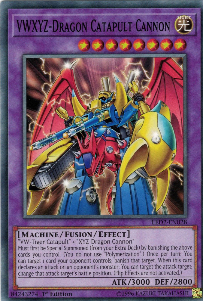 VWXYZ-Dragon Catapult Cannon [LED2-EN028] Common Yu-Gi-Oh!