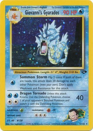 Giovanni's Gyarados (5/132) [Gym Challenge Unlimited] Pokémon