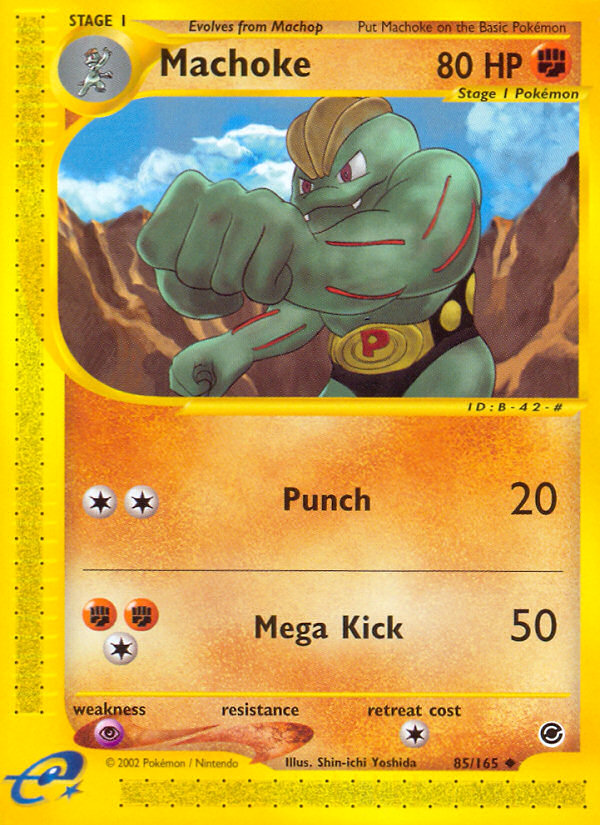 Machoke (85/165) [Expedition: Base Set] Pokémon
