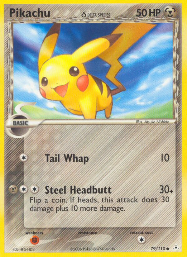 Pikachu (79/110) (Delta Species) [EX: Holon Phantoms] Pokémon