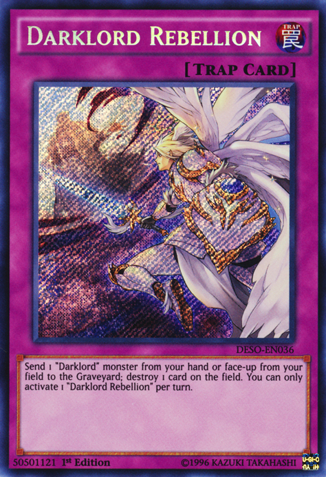 Darklord Rebellion [DESO-EN036] Secret Rare Yu-Gi-Oh!