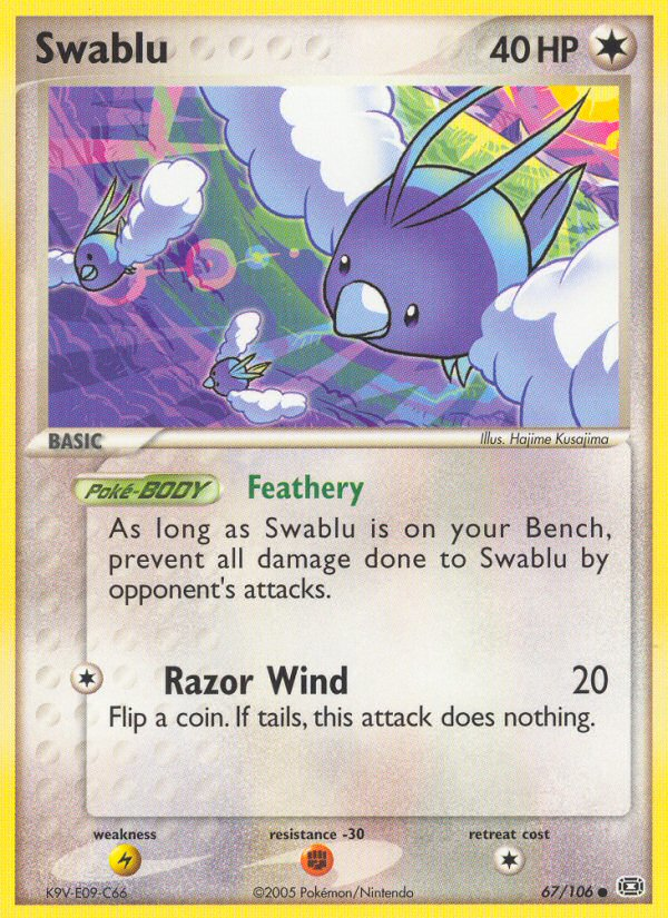 Swablu (67/106) [EX: Emerald] Pokémon