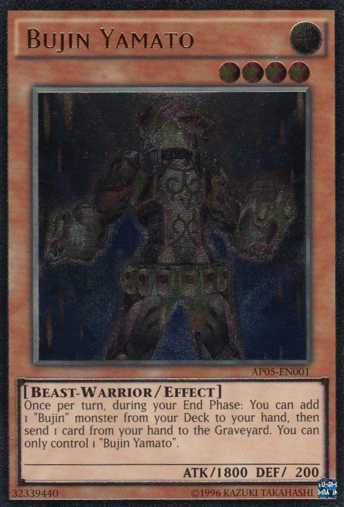 Bujin Yamato [AP05-EN001] Ultimate Rare Yu-Gi-Oh!