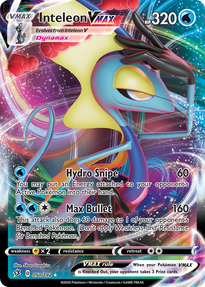 Inteleon VMAX (050/192) [Sword & Shield: Rebel Clash] Pokémon