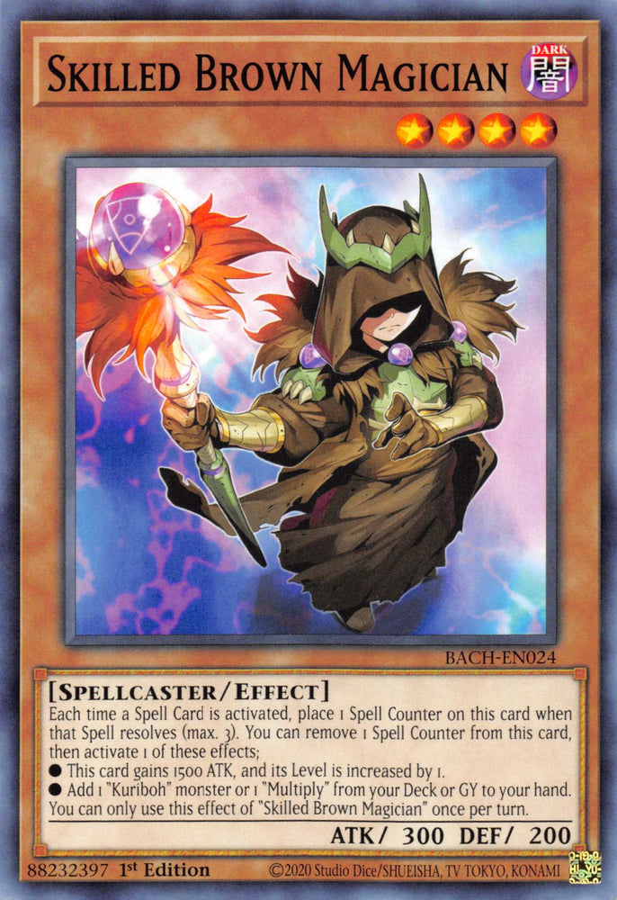 Skilled Brown Magician [BACH-EN024] Common Yu-Gi-Oh!