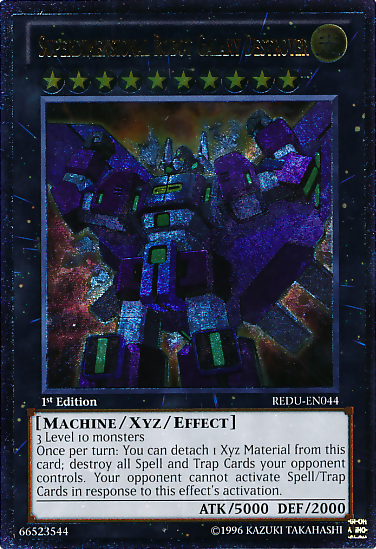 Superdimensional Robot Galaxy Destroyer [REDU-EN044] Ultimate Rare Yu-Gi-Oh!