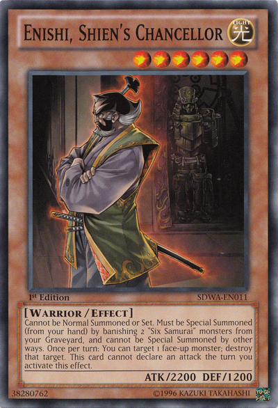 Enishi, Shien's Chancellor [SDWA-EN011] Common Yu-Gi-Oh!