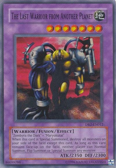 The Last Warrior from Another Planet [DB2-EN012] Super Rare Yu-Gi-Oh!