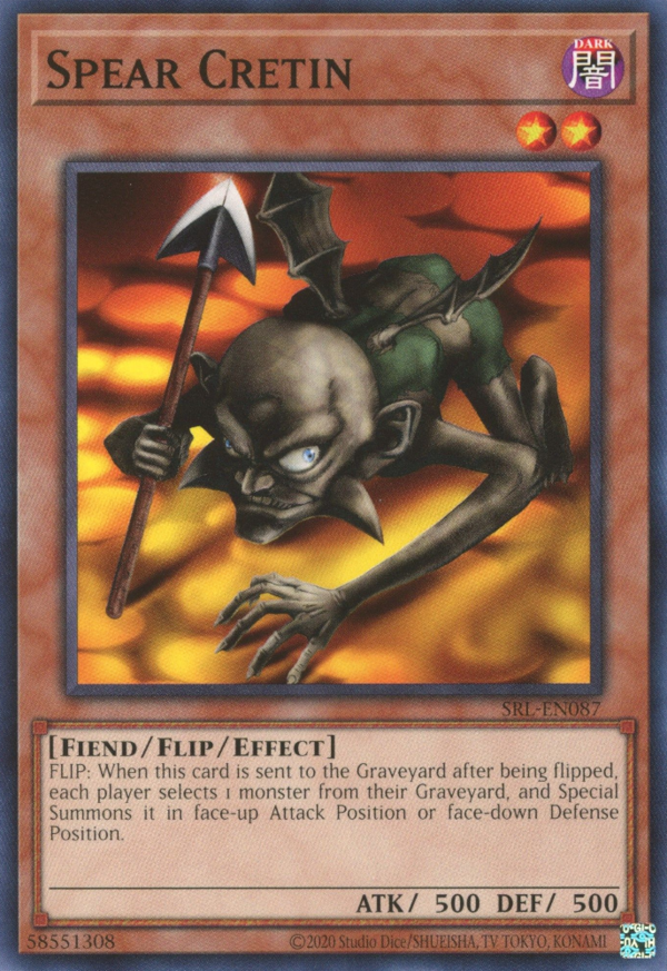 Spear Cretin [SRL-EN087] Common Yu-Gi-Oh!