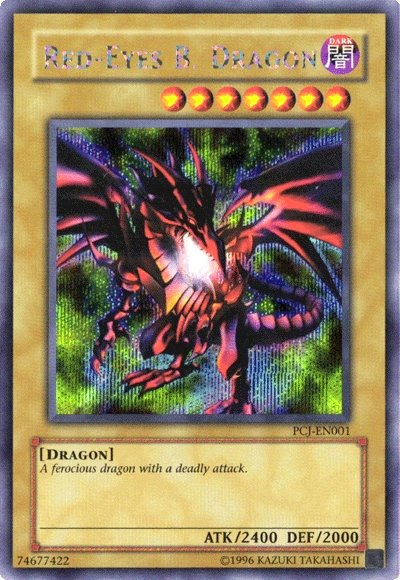 Red-Eyes B. Dragon [PCJ-EN001] Prismatic Secret Rare Yu-Gi-Oh!