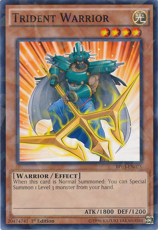 Trident Warrior [BP03-EN075] Shatterfoil Rare Yu-Gi-Oh!