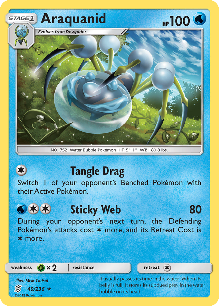 Araquanid (49/236) [Sun & Moon: Unified Minds] Pokémon