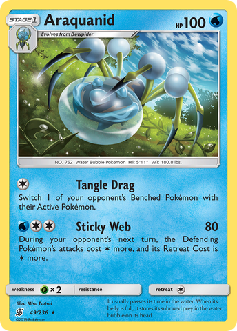 Araquanid (49/236) [Sun & Moon: Unified Minds] Pokémon