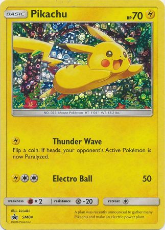 Pikachu (SM04) (General Mills Promo) [Sun & Moon: Black Star Promos] Pokémon