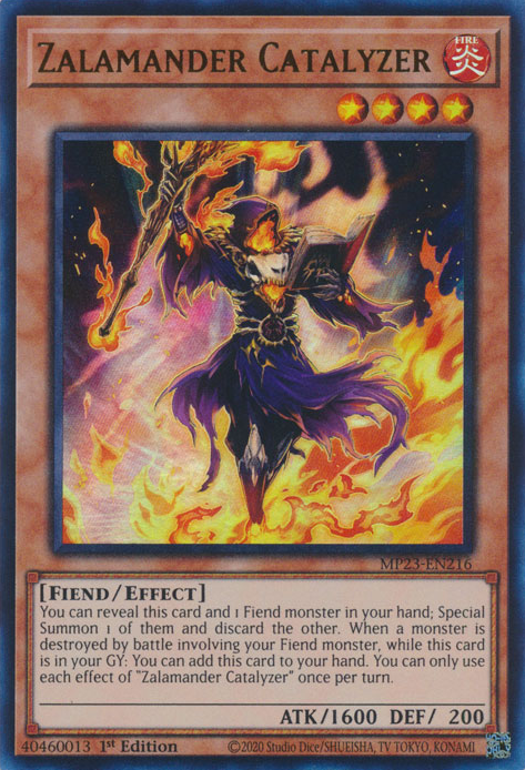 Zalamander Catalyzer [MP23-EN216] Ultra Rare Yu-Gi-Oh!