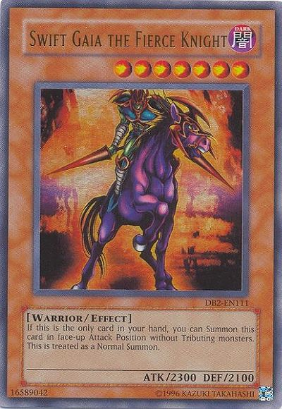 Swift Gaia the Fierce Knight [DB2-EN111] Ultra Rare Yu-Gi-Oh!