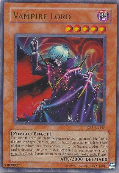Vampire Lord [DB2-EN116] Ultra Rare Yu-Gi-Oh!