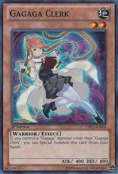 Gagaga Clerk [CBLZ-EN008] Super Rare Yu-Gi-Oh!