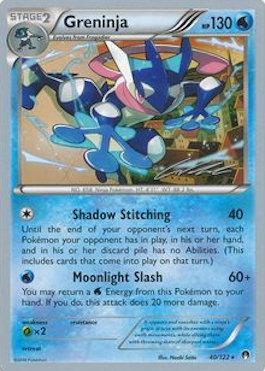 Greninja (40/122) (Ninja Blitz - Cody Walinski) [World Championships 2016] Pokémon